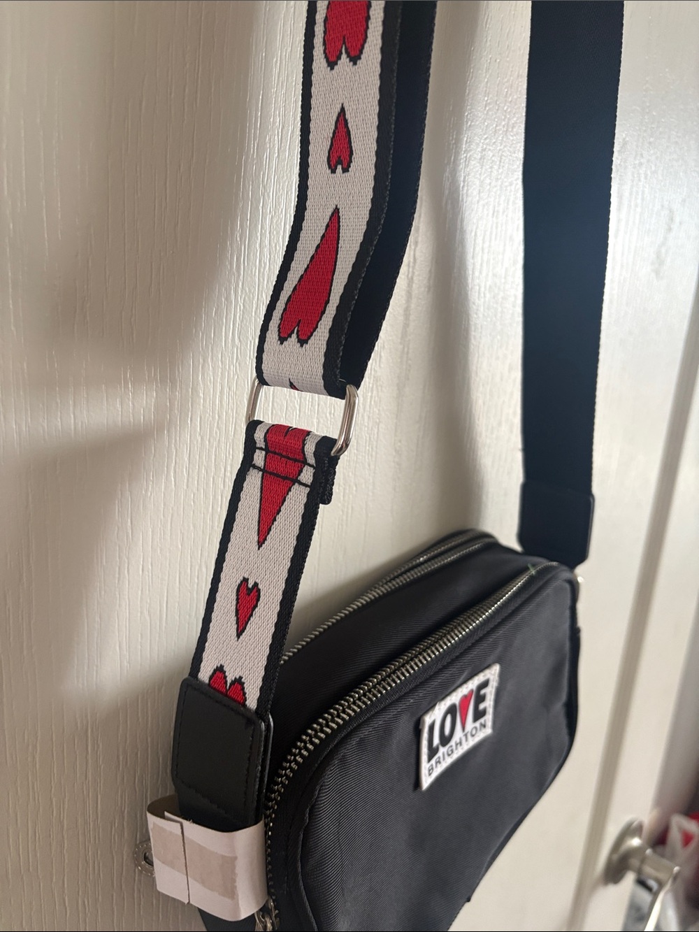 NWT BRIGHTON Love Black Crossbody Bag - Picture 5 of 8